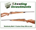 [SOLD] Weatherby Mark V Custom Shop serial number 115 as new!